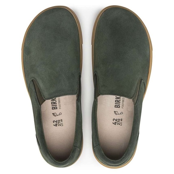 Birkenstock Men's‎ Forest Green Oswego Suede Leather